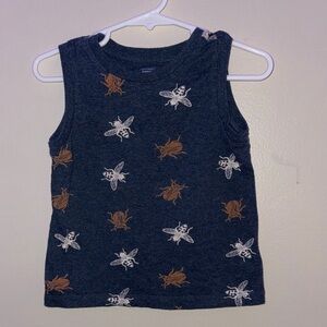 Old Navy Kids Tank Top with Bug Print - Navy